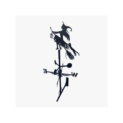 Sorcière roof weather vane with girovent 35cm with universal support