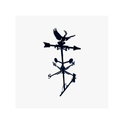 Hirondelle Arrow Style Roof Weathervane with Universal Bracket