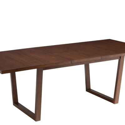 EXTENDING TABLE KEN HEVEA BR (180.5x100x76cm)