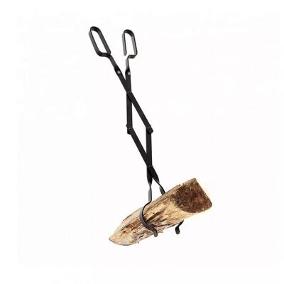 Wood log tongs for barbecue fireplace, fire tongs about 66cm