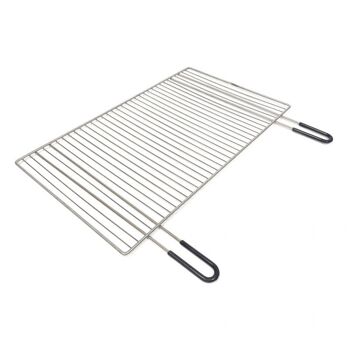 Grille barbecue 67x40 avec poignée anti chaleur 5