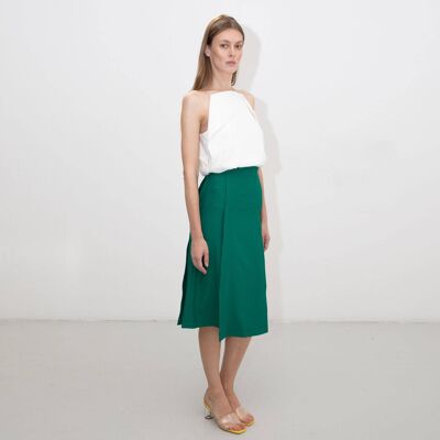 Green Tuxedo Kilt Skirt