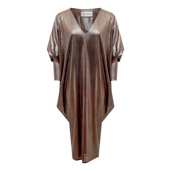 Robe caftan galuchat lamé 2