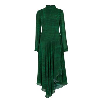 Robe d'invité Shibori verte 2