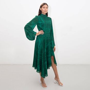 Robe d'invité Shibori verte 4