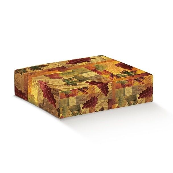 Caja de Regalo para 3 Botellas de Vino - UVAS