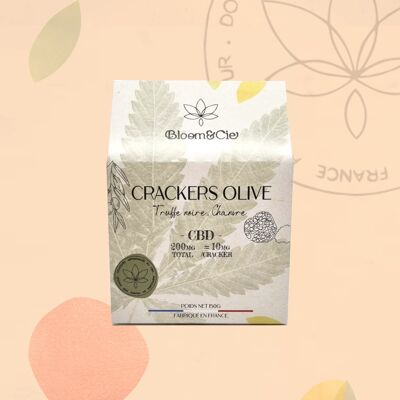 Crackers olive truffe noire & chanvre
