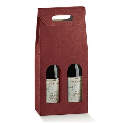 Wine Display Packaging Gift Bag for 2 Bottles - BORDEAUX