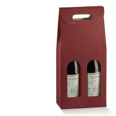 Wine Display Packaging Gift Bag for 2 Bottles - BORDEAUX