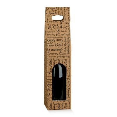 Wine Gift Bag for 1 Bottle - WORDS