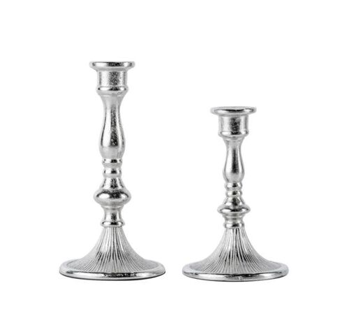 50pcs Metal Candle Inserts Candlestick Holder Cup Aluminum Metal Candle Cups Candle Accessories, Size: 2.70, Silver