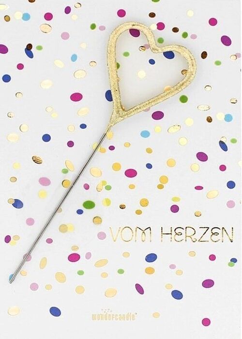 Von Herzen Confetti Mini Wondercard