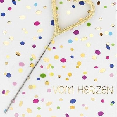 Von Herzen Confetti Mini Wondercard