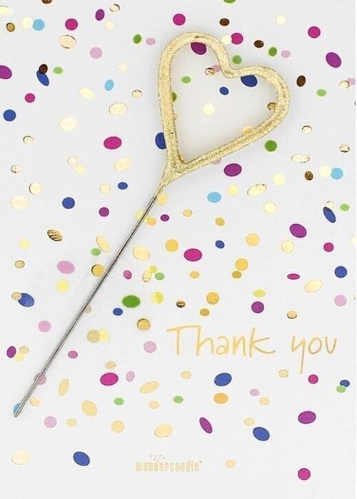 Thank You Confetti Mini Wondercard