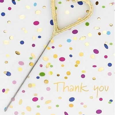 Thank You Confetti Mini Wonder Card