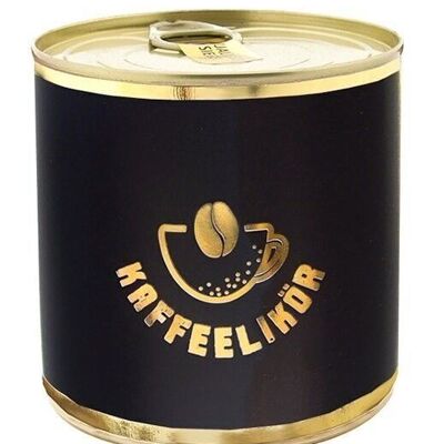 Cancake coffee liqueur cake in a can