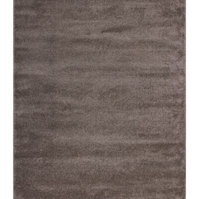 Tappeto soft touch marrone chiaro 80 x 150 cm