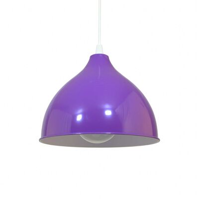 Bissa colored metal hanging lamp