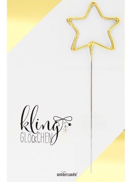 Kling Glöckchen weiß Classic Wondercard