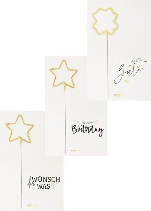 Classic Wondercard White Birthday Mini Set