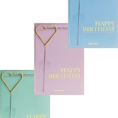 Mini set di buon compleanno Wondercard Deluxe classico