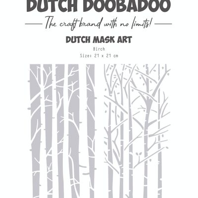 DDBD Mask Art Slimline Birke 21x21cm
