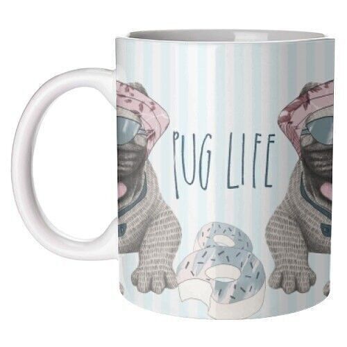 MUGS, PUG LIFE BY CHARLOTTE JADE O'REILLY