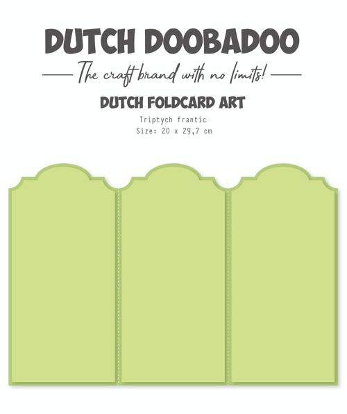 DDBD Foldcard art Triptych frantic A4