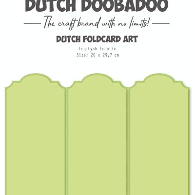 DDBD Foldcard art Triptych frantic A4