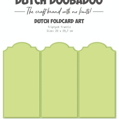 DDBD Foldcard art Triptych frantic A4