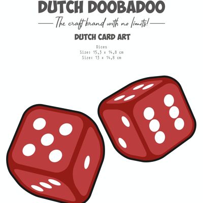 Dados de arte de tarjeta DDBD A5