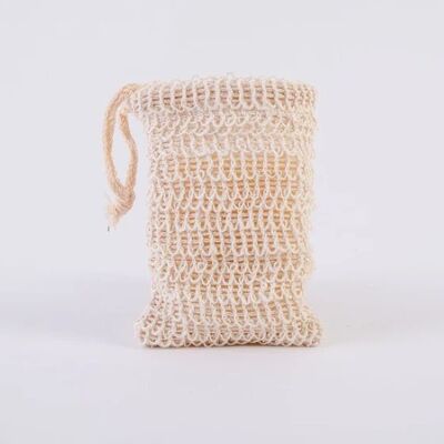 Raw Cotton Soap Bag