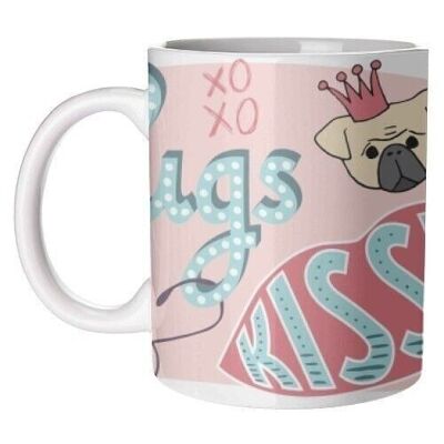 MUGS, PUGS AND KISSES BY THE PATTERN PARADE