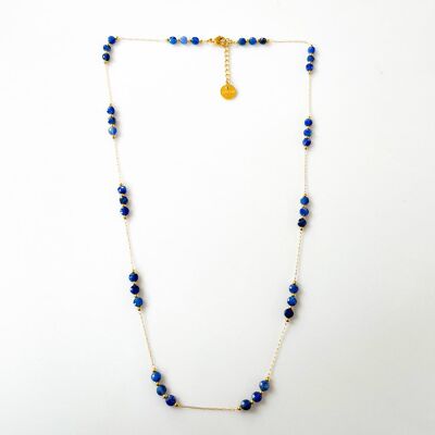 Necklace 3 in 1 Aztec blue