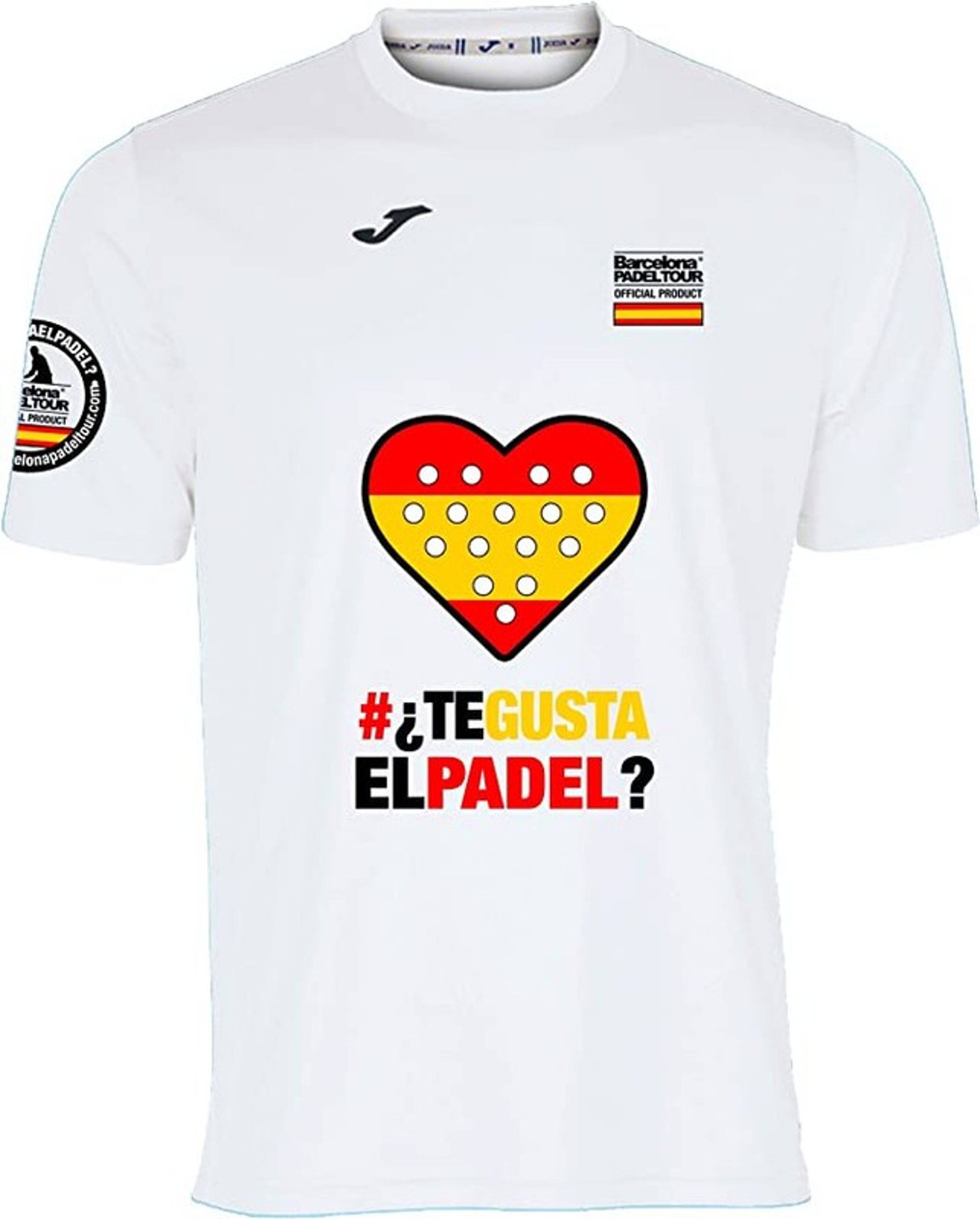 Barcelona Padel Tour - Camiseta Técnica de Manga Corta Te Gusta el