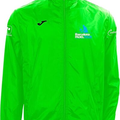 Waterproof Raincoat - for Men - Barcelona Padel Tour - Breathable Micro Mesh Technology and Optimal Ventilation - with Pockets and Adjustable Elastic Cuffs