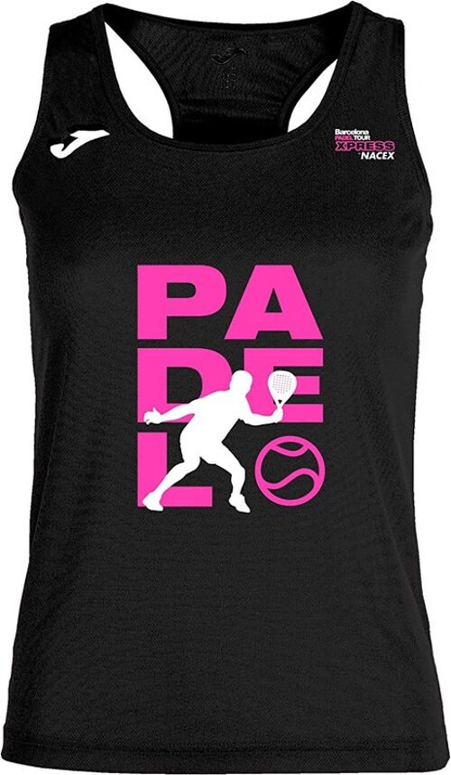 Camiseta de Tirantes Técnica | para Mujer | Barcelona Padel Tour | Ropa Deportiva de Pádel Para Hombres y Mujeres | De Tacto Suave y Secado Rápido