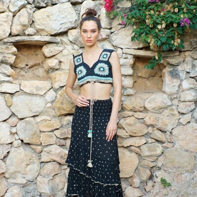 Conjunto crochet negro