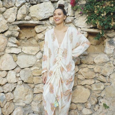 Vestido Kaftan naranja