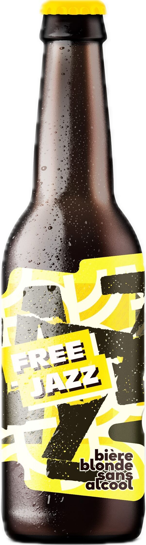 Free Jazz Blonde - Birra bionda analcolica, 0.00% alcol. Vol. - 330 ml