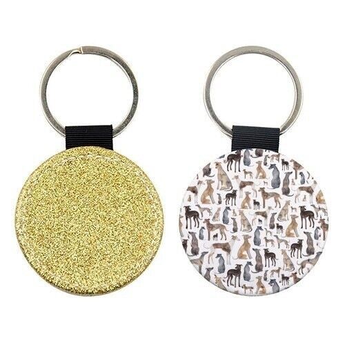 KEYRINGS, GREYHOUNDS AND WHIPPETS BY ELENA O'NEILL