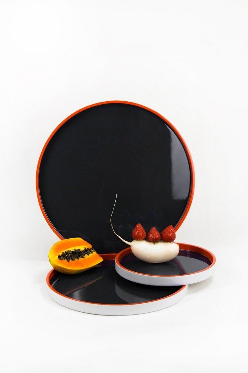 Set di vassoi rotondi Apogee