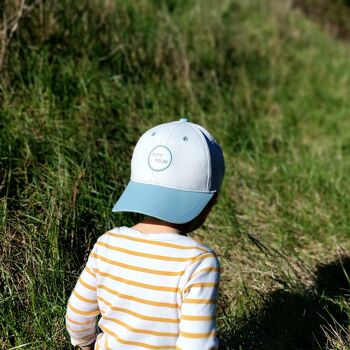 Casquette Enfant "Petit Melon" - Bicolore Beige/Kaki 1