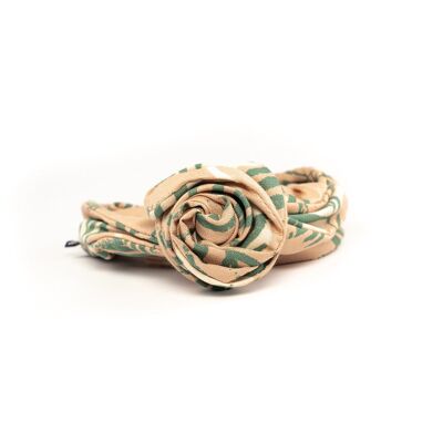 Rigid headband - Green leaf