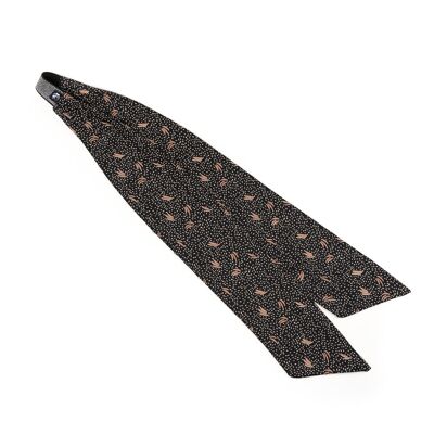 Headband - Navy Polka Dot