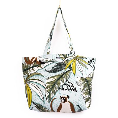 BOLSO TOTE - Blue monkey