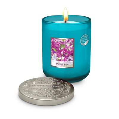 Sweet pea scented candle - Large size - HEART & HOME