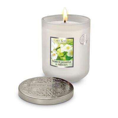 Freesia and jasmine scented candle - Large format - HEART & HOME