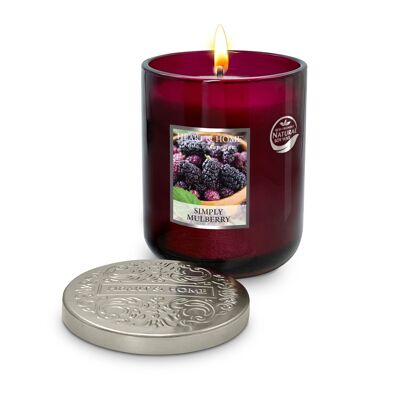 Wild blackberry scented candle - Large format - HEART & HOME