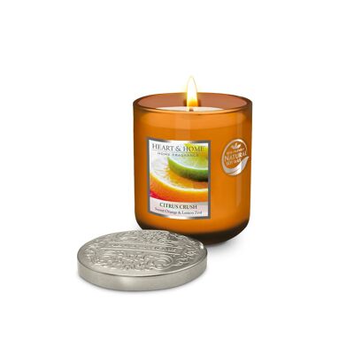 Citrus squeezed scented candle - Small format - HEART & HOME